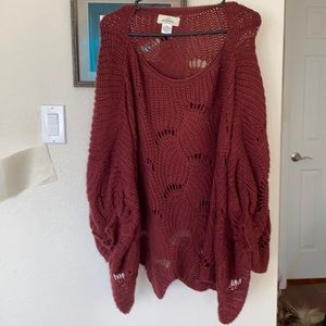 Mix Mercantile Scallop Crochet Sweater